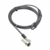 Slēdzene ar trosi DICOTA D31540 Melna 2 m