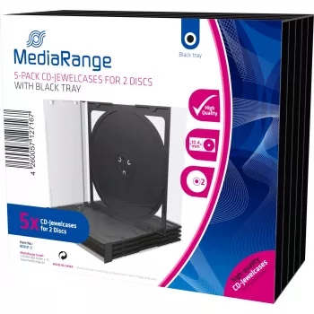 Optisko disku futrālis MediaRange BOX31-2 (5 gab.)