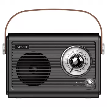 Pārnēsājamais radio Savio RS-01 Analog Melns