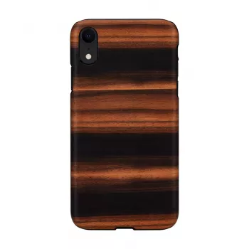 Viedtālruņa maciņš man and wood iPhone XR — ebony black, aizsargājoša cieta čaula