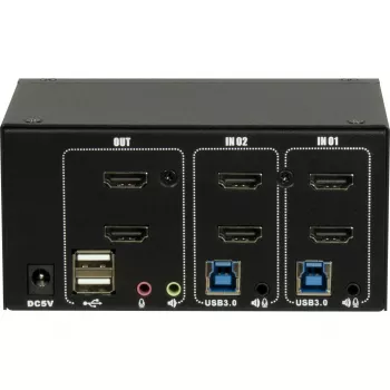 KVM slēdzis Inter-Tech IPC AS-22HUS 2 porti USB