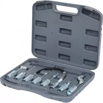 KS TOOLS 980.1100 smērvielu adapteru komplekts — 7 gab., piederumi eļļošanas punktiem