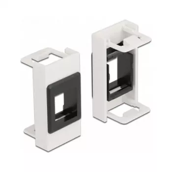 Keystone turētājs DeLOCK Easy 45 modulis 22,5 x 45 mm balts melns