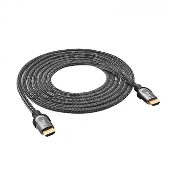 Akyga AK-HD-30S HDMI 2.1 kabelis, 48 Gbps, 8K 60 Hz / 4K 120 Hz, pīts, 3 m, melns