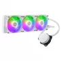 Šķidruma dzesēšanas komplekts Cooler Master MasterLiquid 360L Core ARGB Balts 12 cm ventilatori