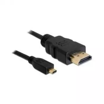 HDMI kabelis DeLOCK 82661 1m HDMI Type A uz Type D Melns
