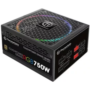 Thermaltake ToughPower Grand RGB 750W Gold - barošanas bloks (iekšējais) - ATX12V 2.4/ EPS12V 2.92 - 80 PLUS Gold - maiņstrāva 100-240 V - 750 vati - aktīvā PFC