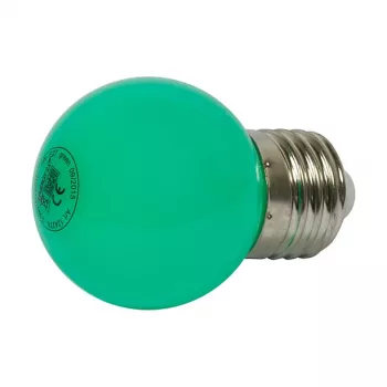 Synergy 21 LED Retrofit E27 Pilveida Lampa G45 Zaļa 1 W