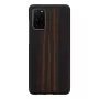 Aizsargmaciņš Samsung Galaxy S20+ — koks un polikarbonāts — melns