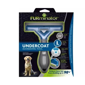 FURminator izsukāšanas rīks garspalvainiem suņiem - L