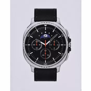 Samsung Galaxy Watch 8 Classic 3,3 cm (1,3 inch) AMOLED 46 mm Digitāls 438 x 438 pikseļi Skārienekrāns 4G Sudrabs Wi-Fi GPS (satelīts)