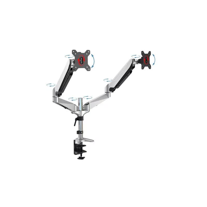 Digitus Divu monitoru stiprinājums, 2x 32 inch, 2x 8 kg