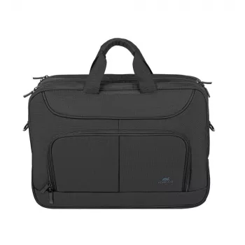 Toploader soma Rivacase 8432 klēpjdatora maciņš 39.6 cm (15.6 collas) Melna