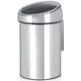 Atkritumu tvertne BRABANTIA Touch Bin 3 L Brilliant Steel model 36 39 62