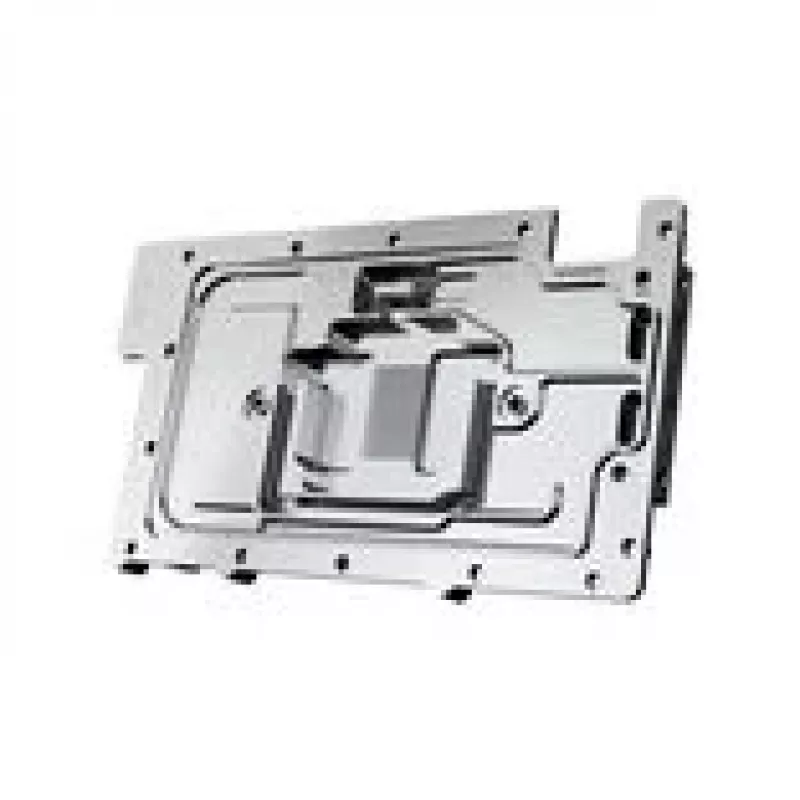 Alphacool 10261 Aizmugures plāksne Alumīnijs Hroms Varš Melns 95.7mm