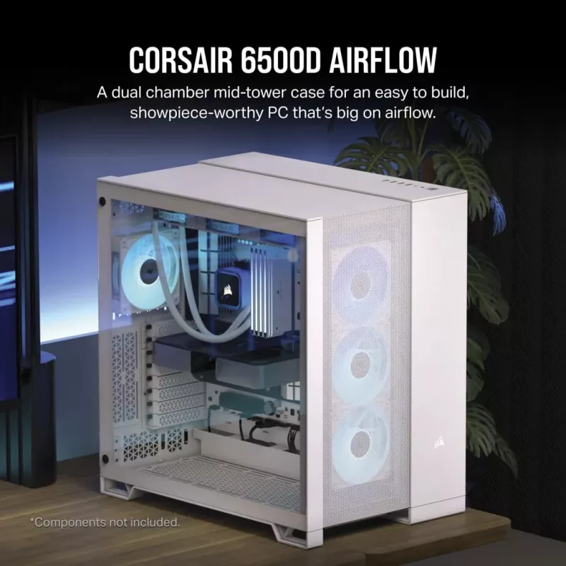 Corsair 6500D AIRFLOW Midi Tower Balts