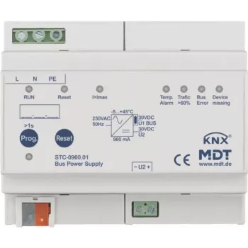MDT STC-0960.01 kopnes barošanas avots ar diagnostiku 8TE, REG, 960mA