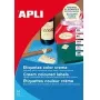 Agipa Universal-Etiketten ovāla uzlīme 63.5 x 42.3 mm krēmkrāsā tintes un lāzerprinteriem, kopētājiem – 1 gab.
