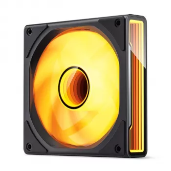 Jonsbo ZK-120B ARGB Black 120mm korpusa ventilators, ARGB apgaismojums