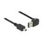 USB kabelis DeLOCK 2m USB 2.0-A uz Mini-USB B Melns 83544