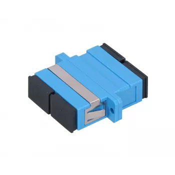 Optiskās šķiedras adapteris Extralink SC/UPC Singlemode Duplex, zils
