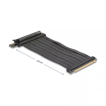 PCI Express 5.0 x16 paplašinātāja karte DELOCK 81289, x16 slots, 20 cm kabelis