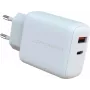 Iekštelpu lādētājs LC-Power LC-GAN-45 Universāls AC ātrais lādētājs Balts