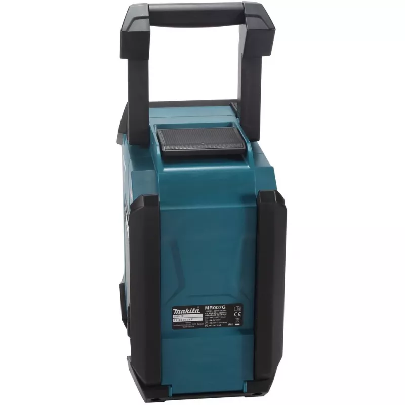 Makita MR007GZ akumulatora būvlaukuma radio, DAB+/FM, 18V-40V, melns/zaļš