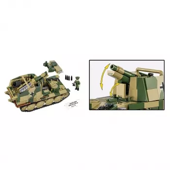 Konstruktora modelis Cobi SD.KFZ.138/1 Grille, 720 detaļas, eksponāta modelis