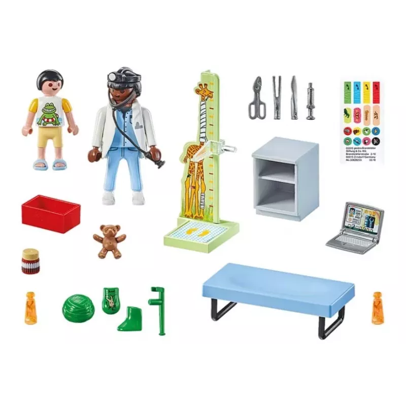 Figūru komplekts Action Heroes 71619 Pediatrs ar lācīti