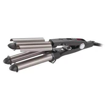 Lokšķēres BaByliss PRO TRIPPLE WAVER — 125 W, melna, 2,7 m vads