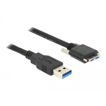 USB kabelis DeLOCK 83599 USB 3.2 Gen 1 3m USB A Micro-USB B Melns