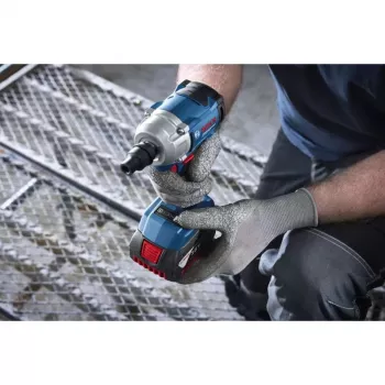 Bezvada triecienuzgriežņu atslēga GDS 18V-350 Professional solo, 18V (Zila, bez akumulatora un lādētāja)