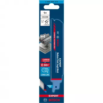 Bosch EXPERT 'MEDIUM-THICK TOUGH METAL' S 955 HHM zāģa asmens metālam, HCS, 1 gab.