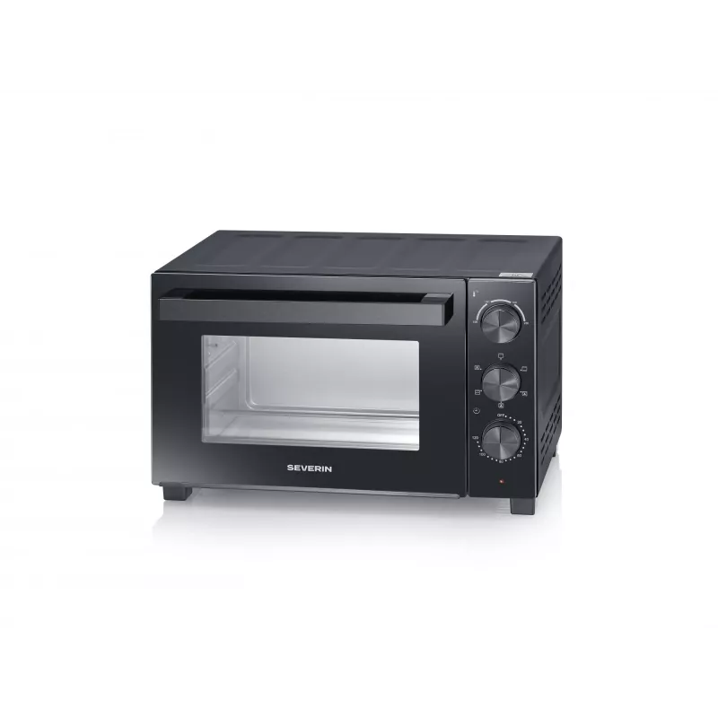 Cepeškrāsns SEVERIN TO 2075 — 30 L, 1600 W, brīvi stāvoša, melna, grila funkcija