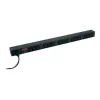 APC RACK PDU BASIC ZERO U 10A 230V strāvas sadalītājs 15 kontaktligzdas 0U Melns