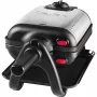 Tefal WM756D vafeļu dzelzs 2 vafelēm 1200 W Melns, Nerūsējošais tērauds