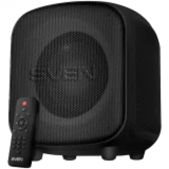 Skaļrunis SVEN PS-555, melns, jauda 65 W (RMS), TWS, Bluetooth, USB, microSD, tālvadība, litija baterija