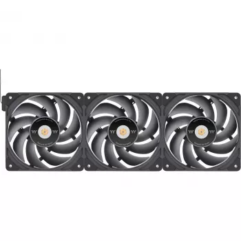 Thermaltake TOUGHFAN EX12 Pro Swappable Edition 120mm korpusa ventilators 3 komplektā Melns