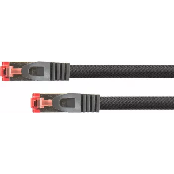 Python 8063PY-250S Ethernet Patch Cable Black