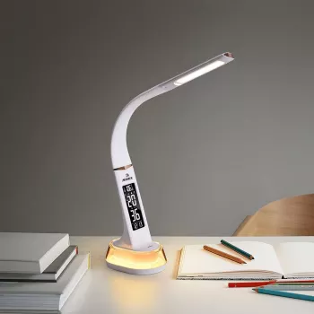 Galda lampa Hawk HW-LAMP05 Balta LED regulējama