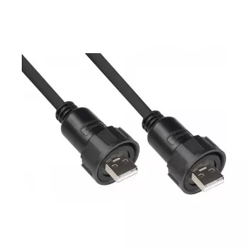 Good Connections Industrial Plug S4 USB 2.0 kabelis, USB-A uz Mini-USB, 1 m (IC04-U202)