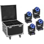 Apgaismes ķermeņa EUROLITE TMH-H240 Beam Wash Flower Effect 4x — LED efekta gaisma, kompakts bloks