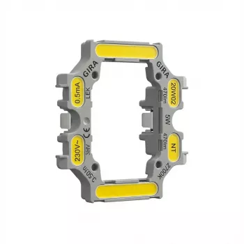 Gira LED noplūdes strāvas aizsardzības ierīce T2 0,5 mA piederums 3792010 balta