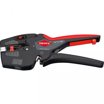 Knipex elektriķa daudzfunkciju instruments NexStrip 12 72 190 SB – stiepļu noņēmējs un spailīšu presētājs