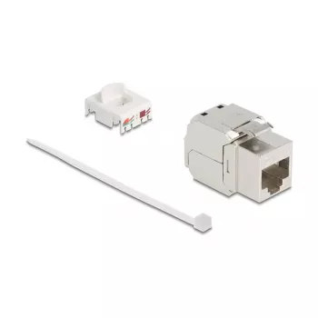 Dzimuma mainītājs kabelim DeLOCK 90683 RJ45 LSA Sudraba