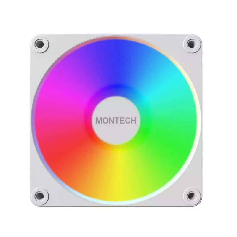 Montech GF120R V2 ARGB datora korpusa ventilators 12 cm balts 1 gab.