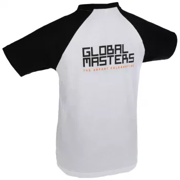 Global Masters T-krekls GM Logo - Balts (M)