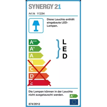 Synergy 21 S21-LED-TOM00920 100W LED A+ Melns - Sudrabs Prožektors