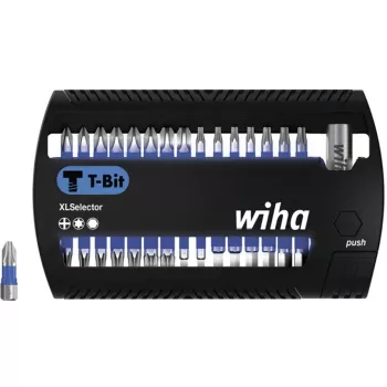 WIHA 41830 - Bit-Set XLSelector, 31-gabalu jaukts, 25 mm, T-Bit (41830)